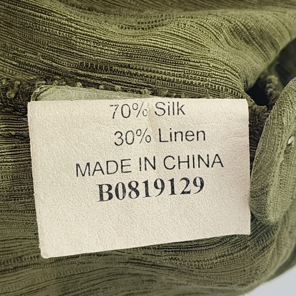 Kleen Women's Silk Linen Retro Button Front Jacket - M - Picture 9 of 10